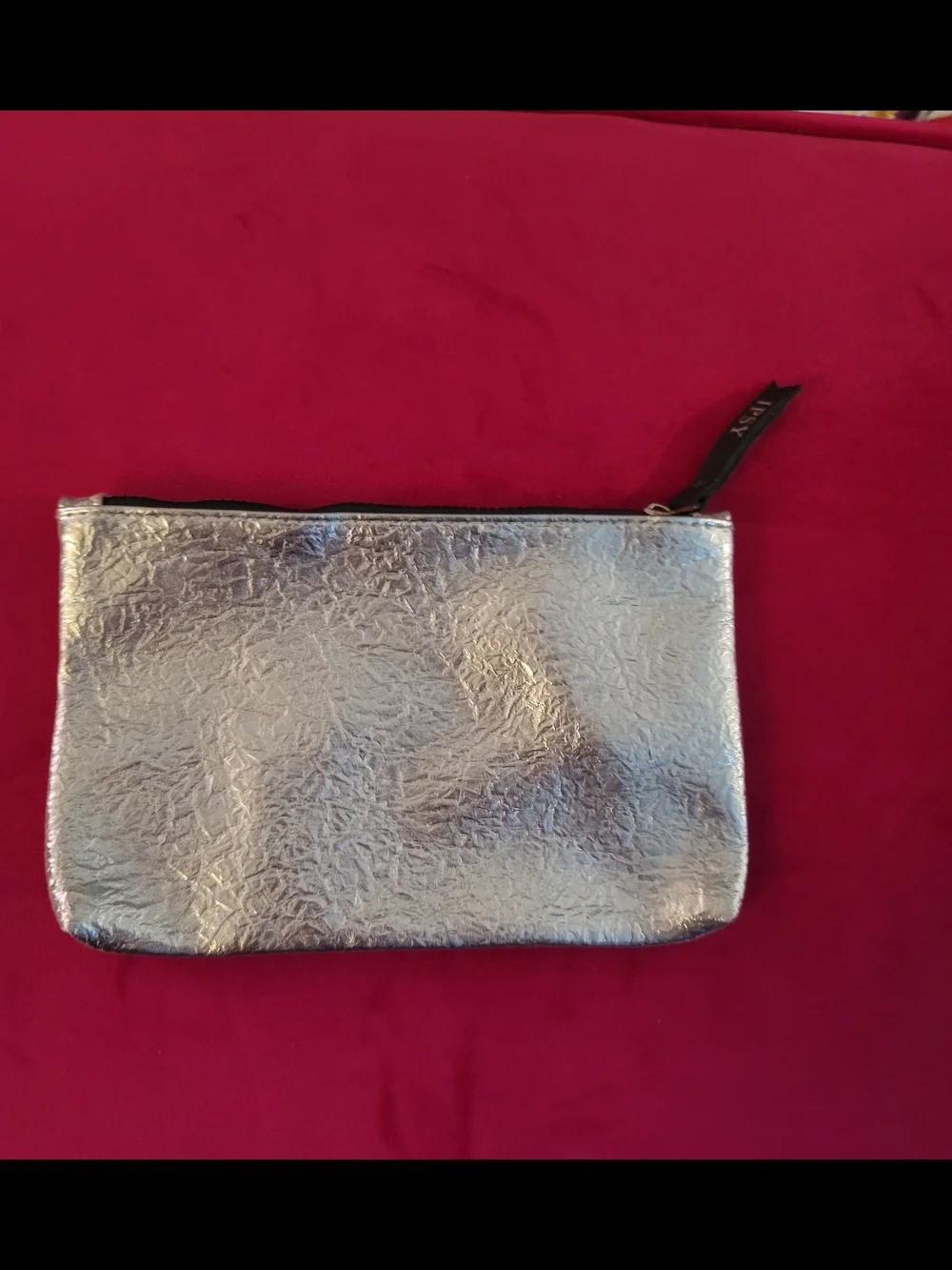 Brand New Ipsy Silver Cosmetic Bag